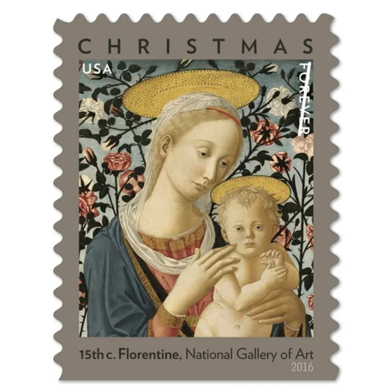 Florentine Madonna and Child Stamps -