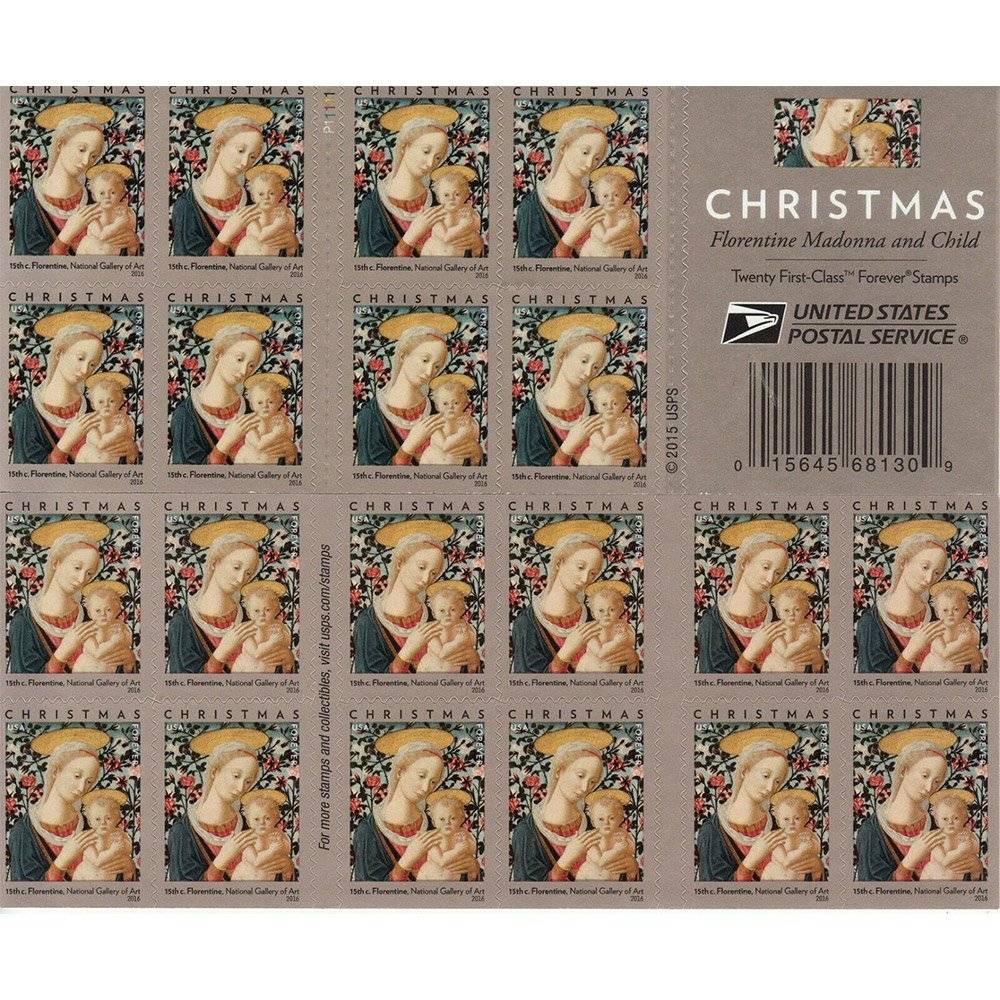 Florentine Madonna and Child Stamps -