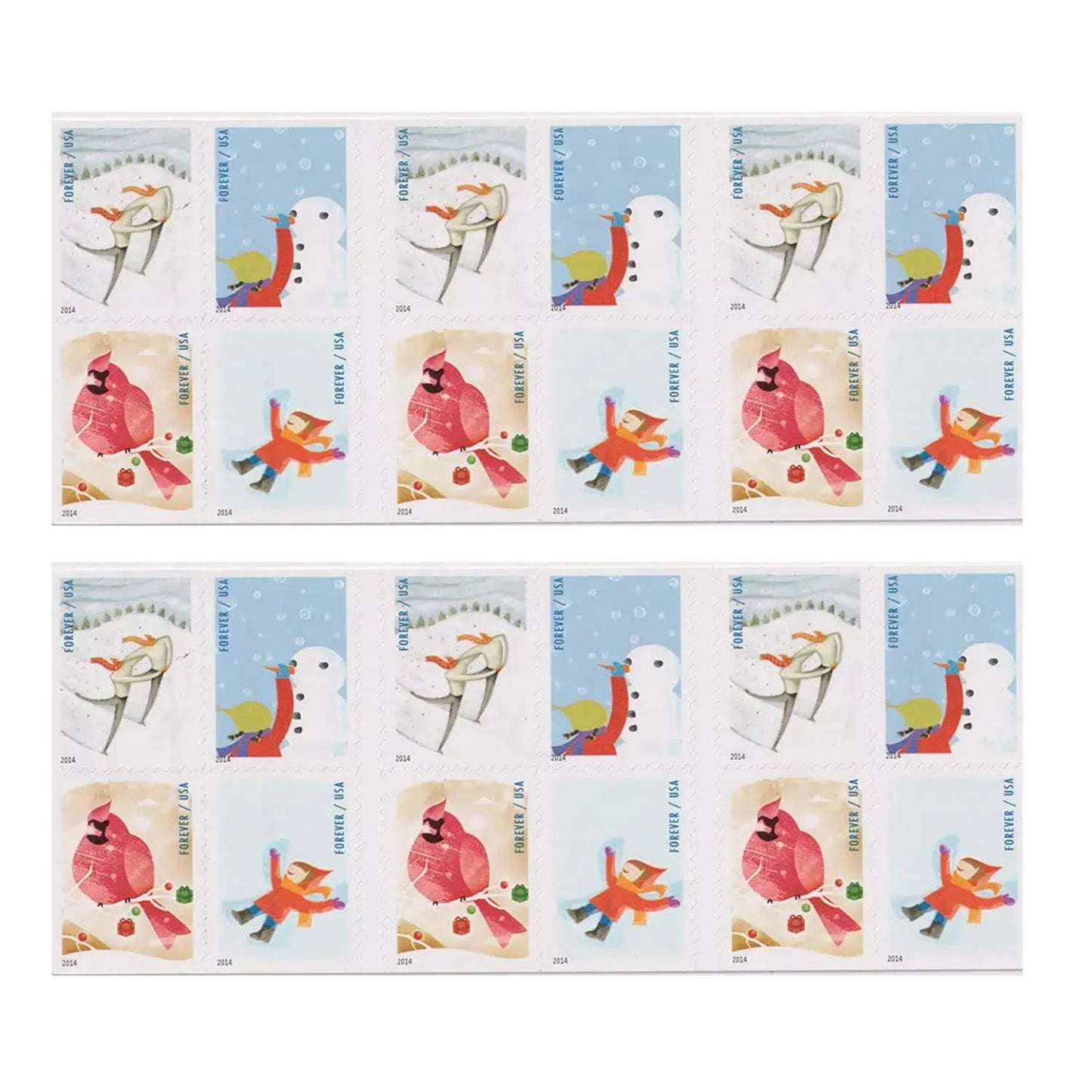 Winter Fun Stamps