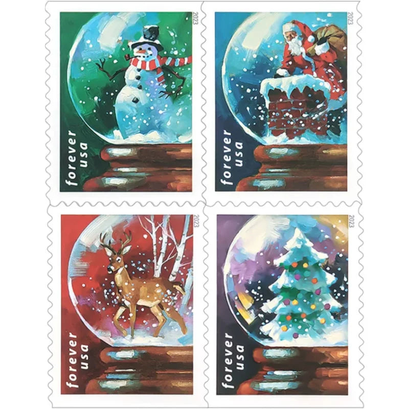 Snow Globes Stamps 2023