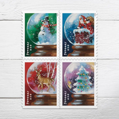 Snow Globes Stamps 2023
