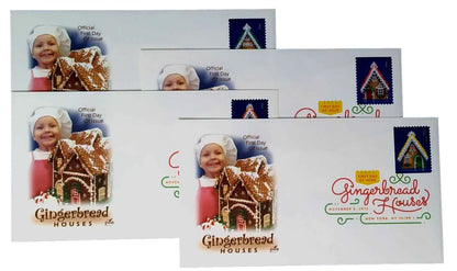 Forever Stamps 2013 Gingerbread Houses Stamps -
