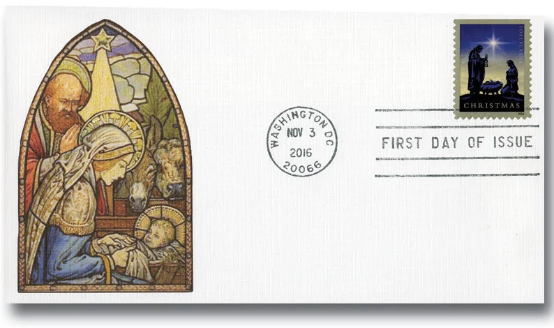 Traditional Christmas: Nativity 2016 Forever Stamps