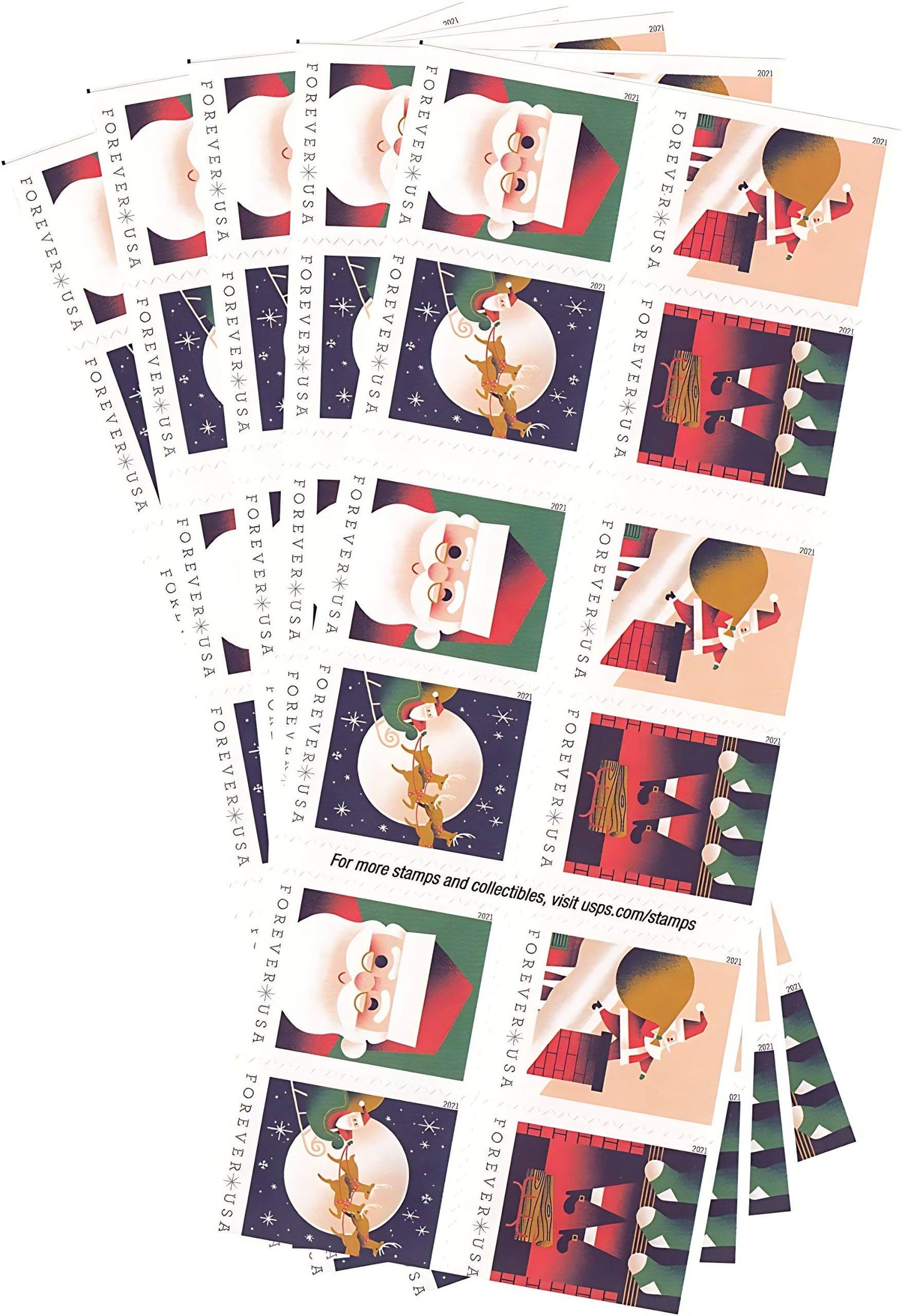 A Visit from St. Nick Stamps 2021 -