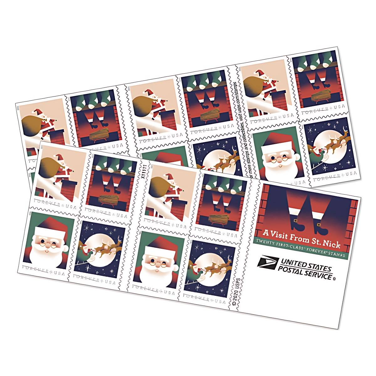 A Visit from St. Nick Stamps 2021 -