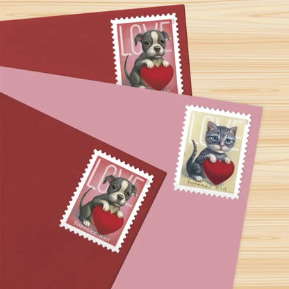 Love Stamps 2023 (Kitten and Puppy)