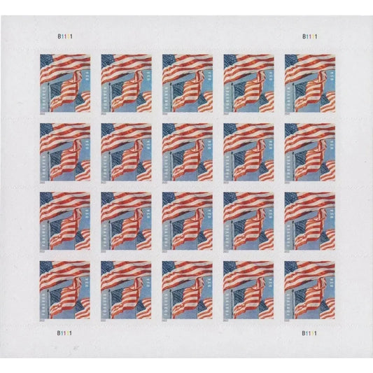 2022 US Flag Stamp (100 Stamps) -First-Class Mail
