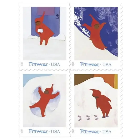 Snowy Day Stamps