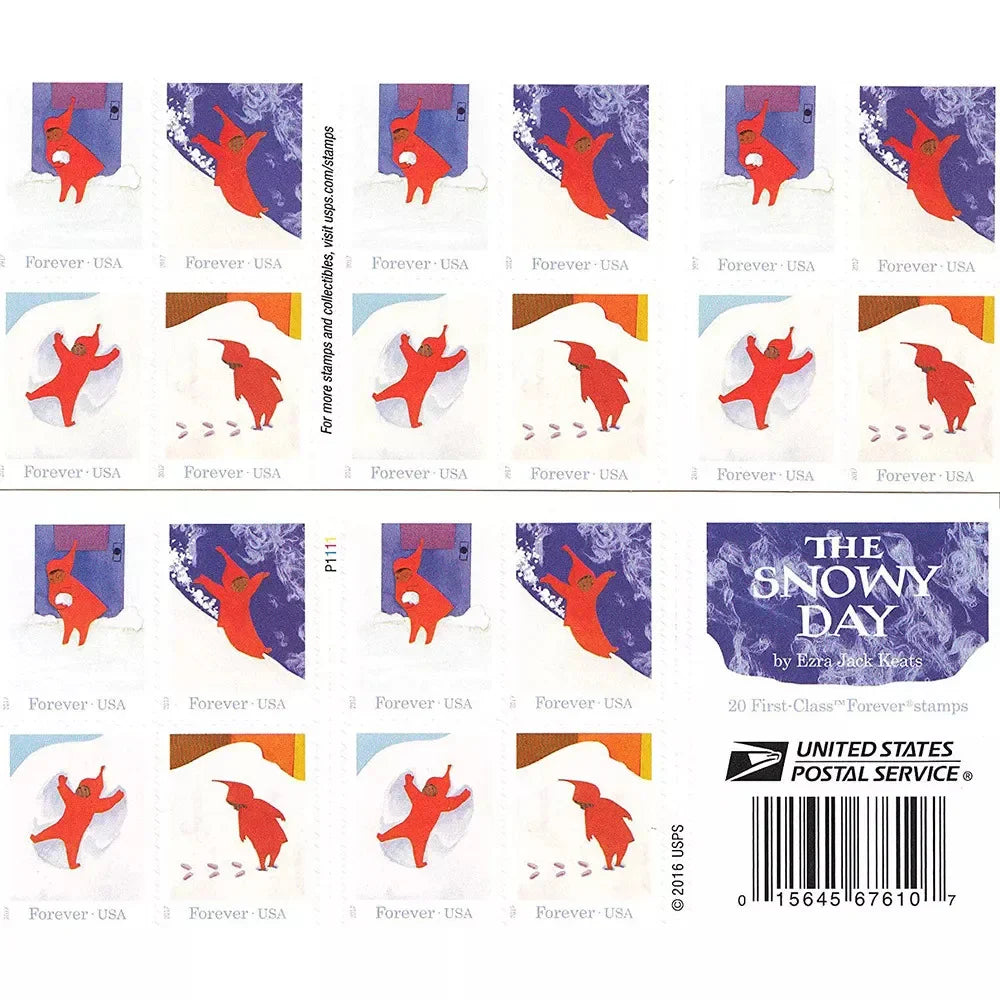 Snowy Day Stamps