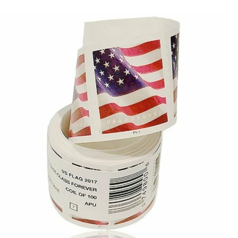 2017 US Flag Stamps(Roll of 100) -First-Class Mail