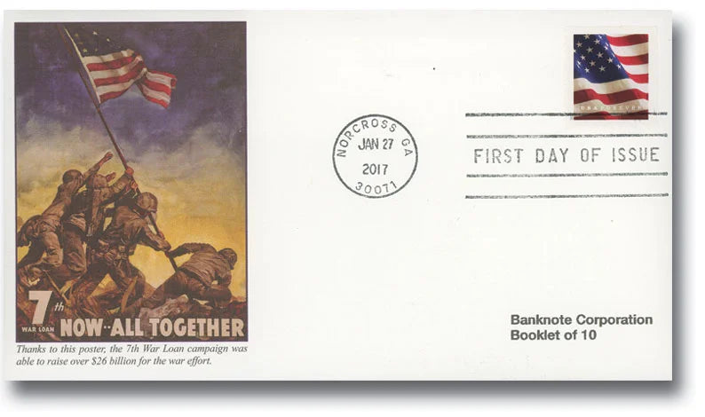 2017 US Flag Stamps(Roll of 100) -First-Class Mail