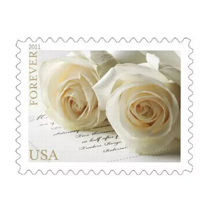 Forever Stamps 2011 Wedding Roses Stamps -