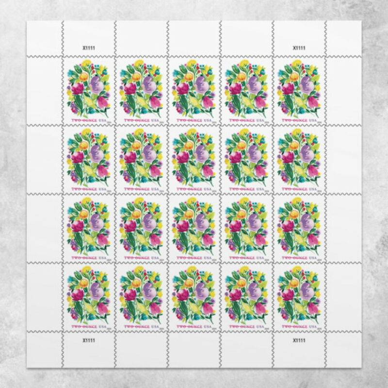 Wedding Blooms Stamps （Two-Ounce）