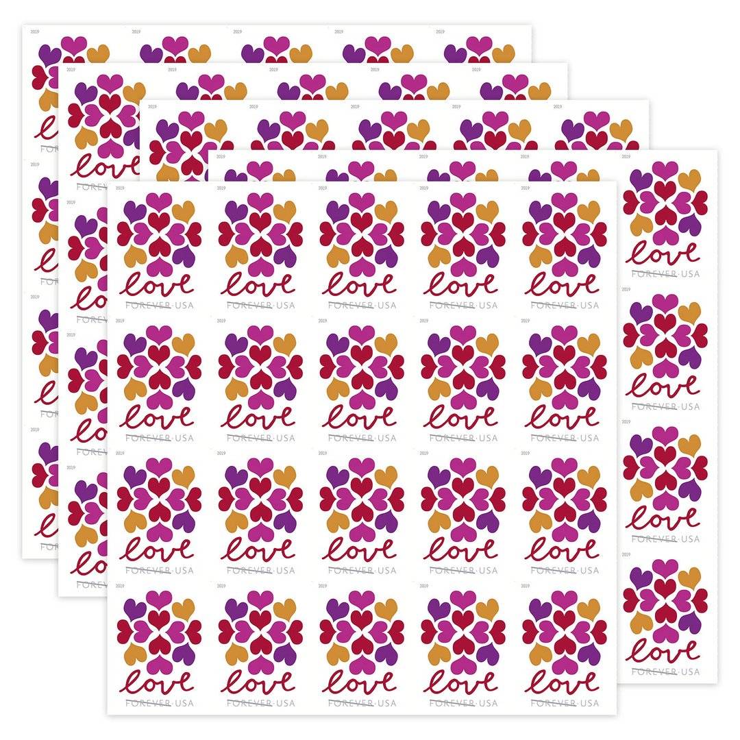 Hearts Blossom Stamps 2019 -
