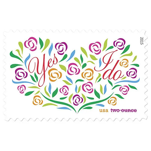 Yes, I Do Stamps 2015 Two-Ounce Forever Stamps
