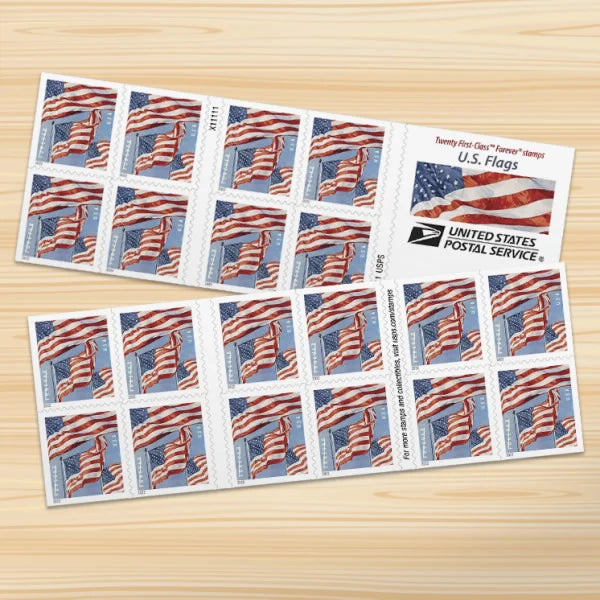 2022 US Flag Stamps(100 Stamps) First-Class Mail