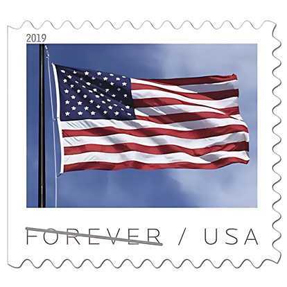 2019 US Flag Stamps(100 Stamps) -First-Class Mail