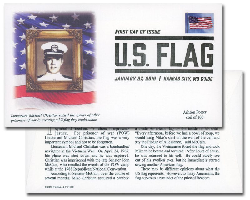 2019 US Flag Stamps(100 Stamps) -First-Class Mail