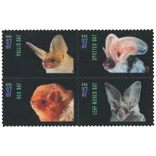 2002 Night Friends American Bats First Class Postage Stamps -