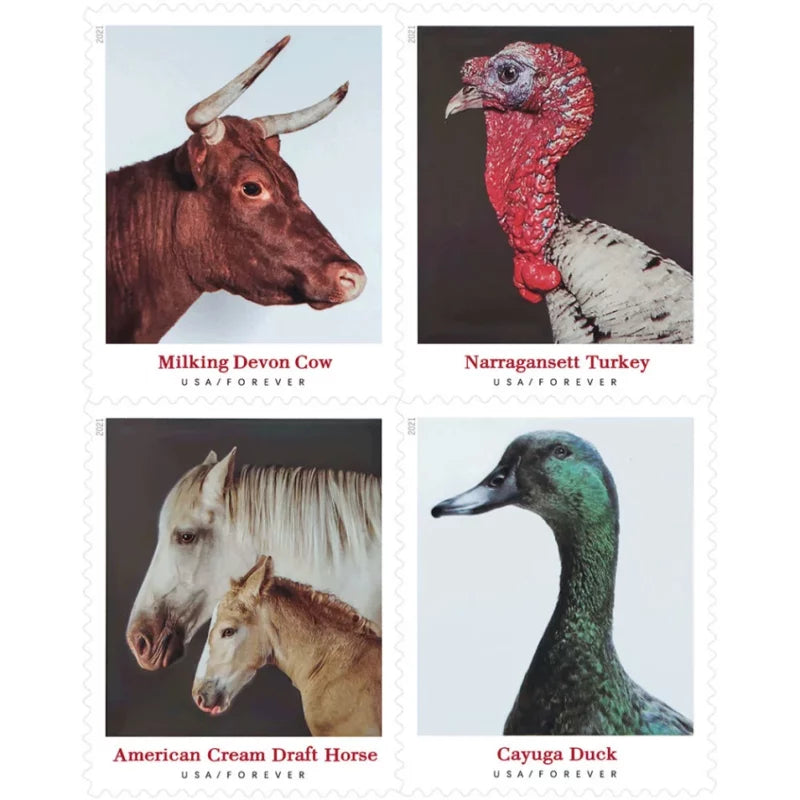 Heritage Breeds Stamps 2021 -