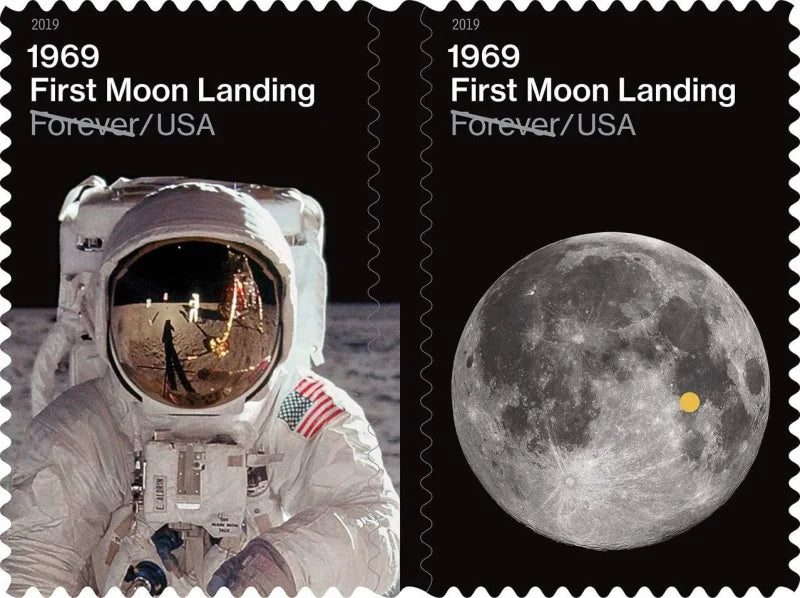 First Moon Landing Forever Stamps 2019