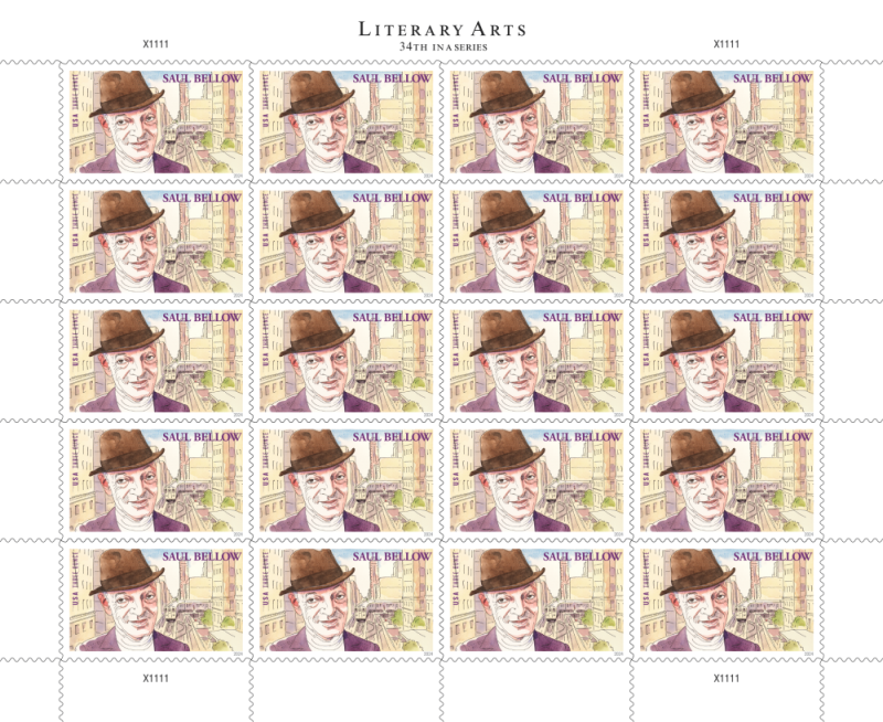 Three-Ounce Stamps 2024 Saul Bellow
