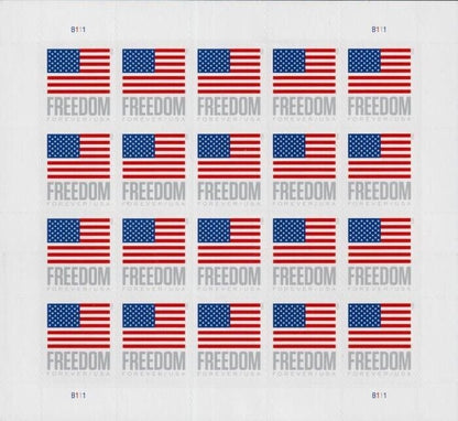 2023 US Flag Stamps (Book) -First-Class Mail