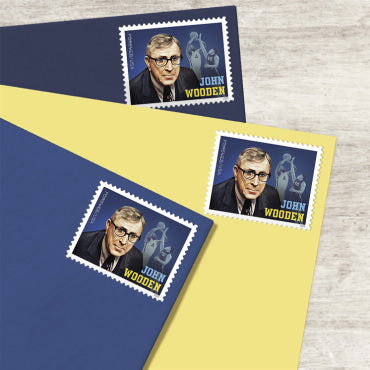 John Wooden Stamps 2024