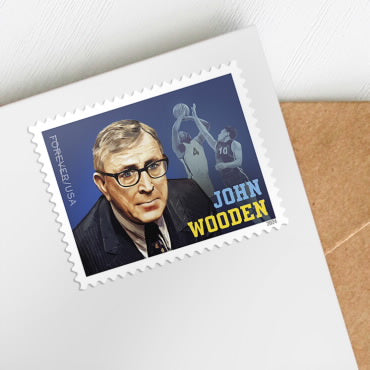 John Wooden Stamps 2024