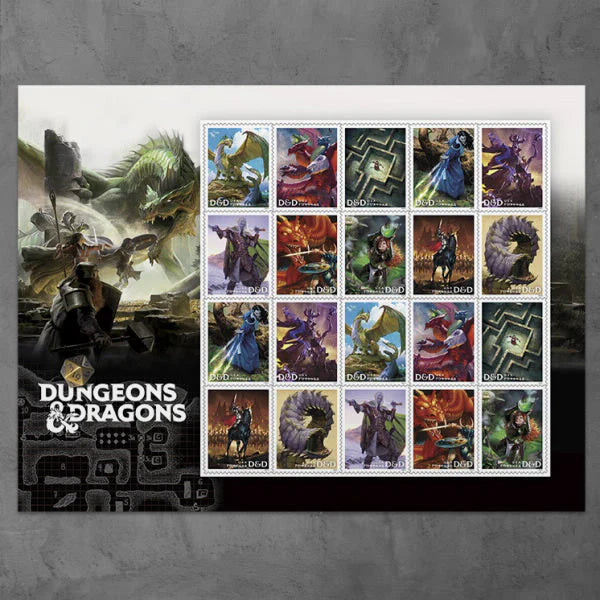 Dungeons & Dragons Stamps 2024 -