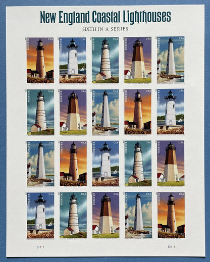 Forever Stamps 2013 Mid Atlantic Lighthouses -