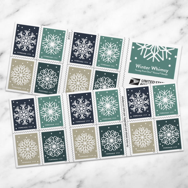 Holiday Snowflake Stamps 202