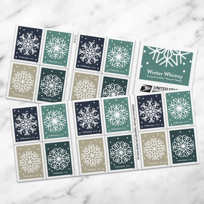 Holiday Snowflake Stamps 202