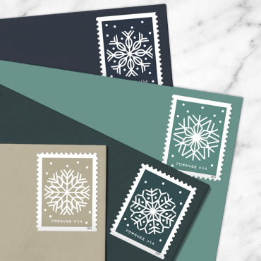 Holiday Snowflake Stamps 202
