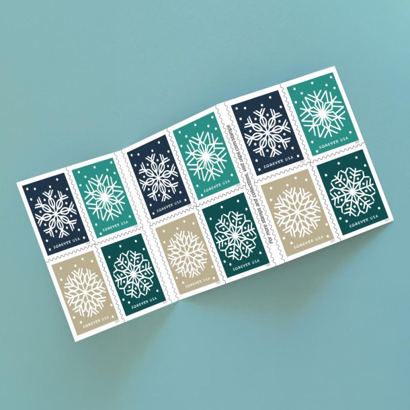 Holiday Snowflake Stamps 202