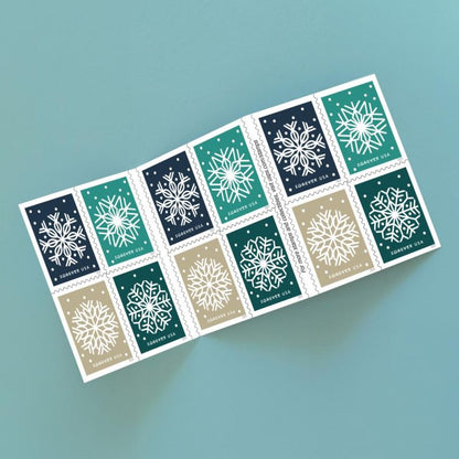 Holiday Snowflake Stamps 202