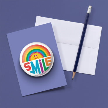 Pinback Buttons Stamps 2024