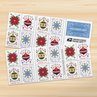 Christmas Ornaments & Holiday Florals Stamps 2024 -