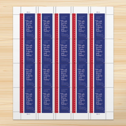 First Continental Congress Stamps 2024 -