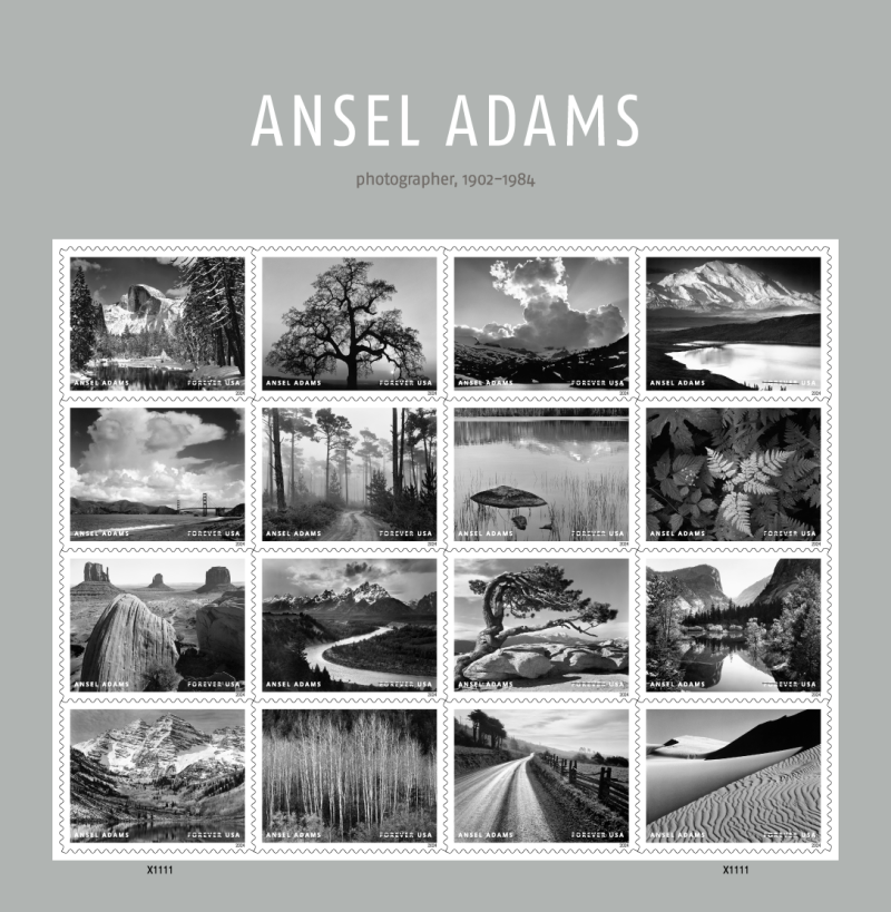 Ansel Adams Photography Stamps 2024 -