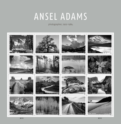 Ansel Adams Photography Stamps 2024 -