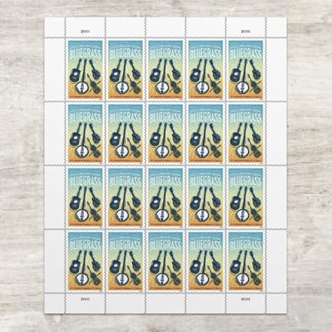 Bluegrass Music Stamps 2024 -