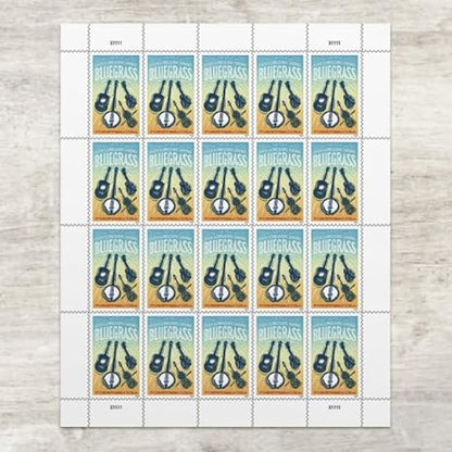 Bluegrass Music Stamps 2024 -