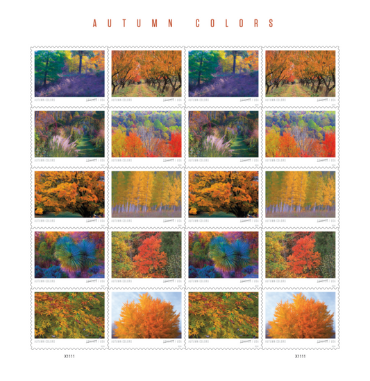 Autumn Colors Stamps 2024 -