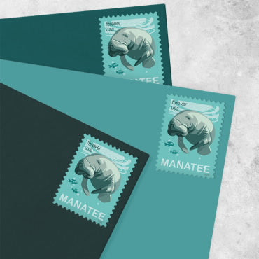 Save Manatees Stamps 2024