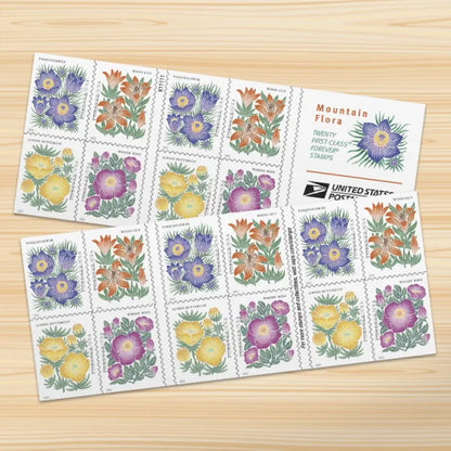 Mountain Flora Stamps 2022