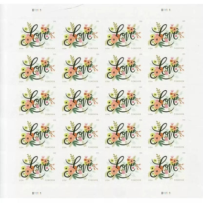 Love Flourishes Stamps 2018