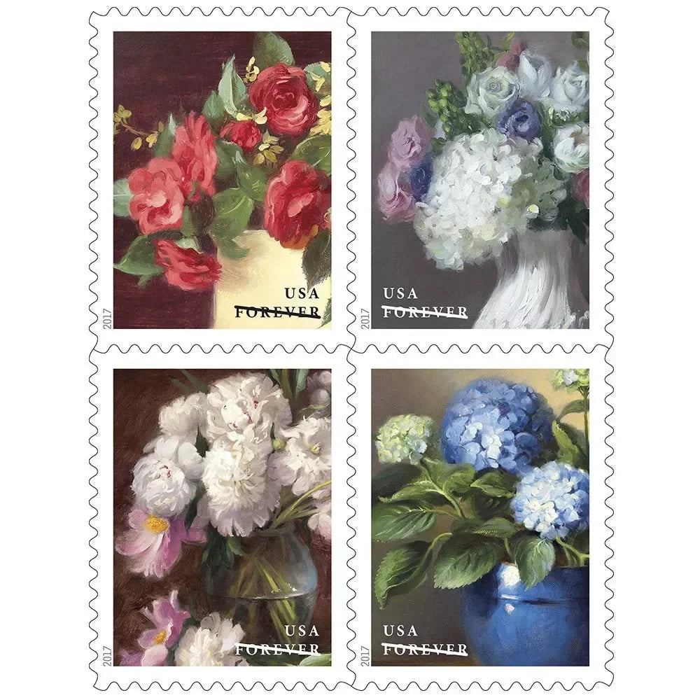 Flowers From The Garden Stamps 2017 -