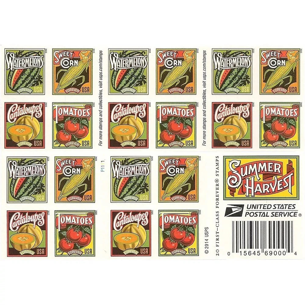 Summer Harvest Stamps 2015 Forever Stamp