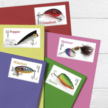 Freshwater Fishing Lures Stamps 2025 -